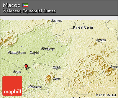 Physical 3D Map of Macoc
