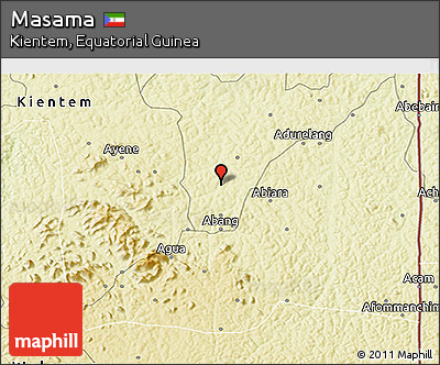 Physical 3D Map of Masama
