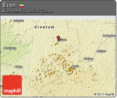 Physical 3D Map of Eson