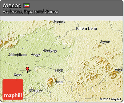 Physical 3D Map of Macoc
