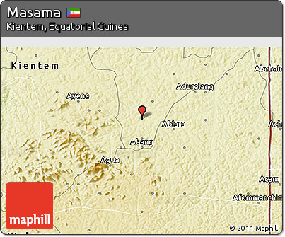 Physical 3D Map of Masama