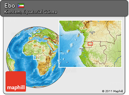 Physical Location Map of Ebo
