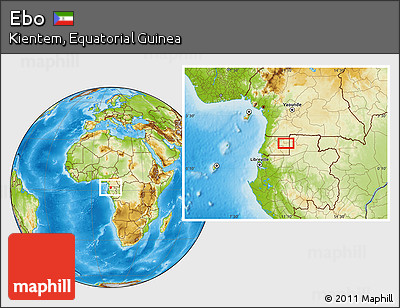 Physical Location Map of Ebo
