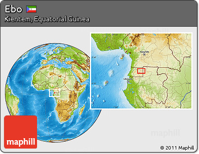 Physical Location Map of Ebo