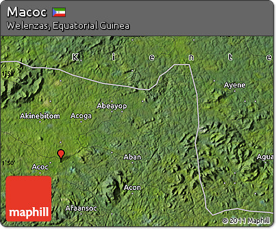 Satellite Map of Macoc