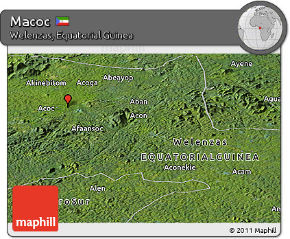 Satellite Panoramic Map of Macoc