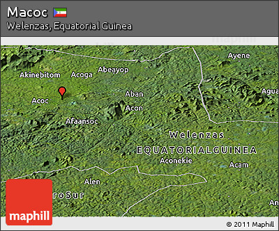 Satellite Panoramic Map of Macoc