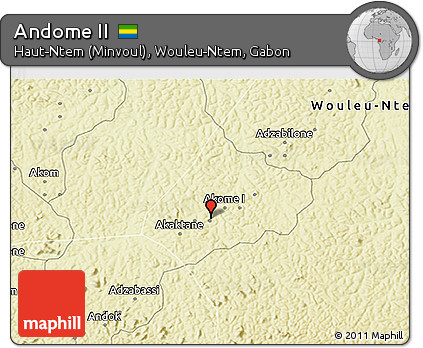 Physical 3D Map of Andome II