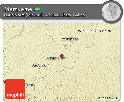 Physical 3D Map of Memveme