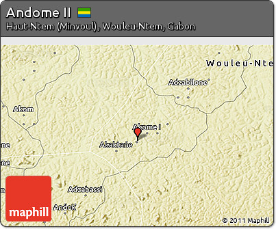 Physical 3D Map of Andome II