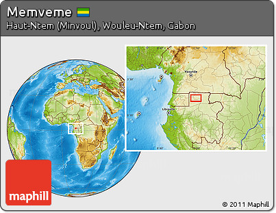 Physical Location Map of Memveme