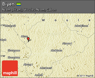 Physical Map of Biyen