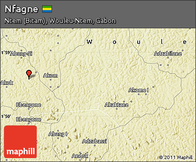 Physical Map of Nfagne