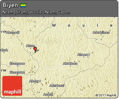 Physical Map of Biyen