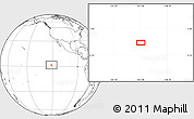 Blank Location Map of the area around 1° 45' 3" N, 121° 28' 29" W