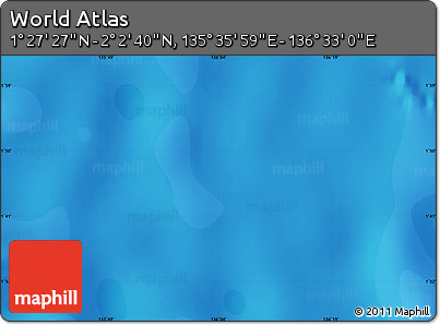 Political Map of the Area around 1° 45' 3" N, 136° 4' 29" E