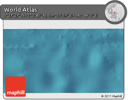 Satellite 3D Map of the Area around 1° 45' 3" N, 140° 19' 29" E