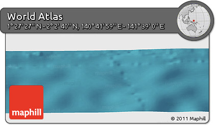 Satellite Panoramic Map of the Area around 1° 45' 3" N, 141° 10' 30" E
