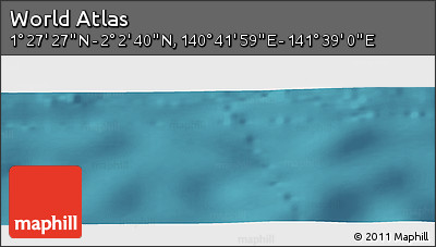 Satellite Panoramic Map of the Area around 1° 45' 3" N, 141° 10' 30" E