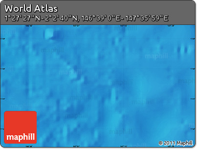 Physical Map of the Area around 1° 45' 3" N, 147° 7' 30" E