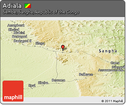 Physical Panoramic Map of Adiala