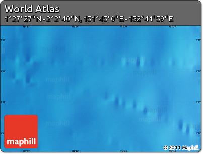 Physical Map of the Area around 1° 45' 3" N, 152° 13' 29" E