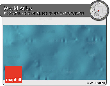Satellite 3D Map of the Area around 1° 45' 3" N, 153° 4' 29" E