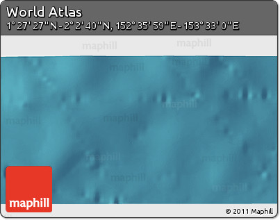 Satellite 3D Map of the Area around 1° 45' 3" N, 153° 4' 29" E