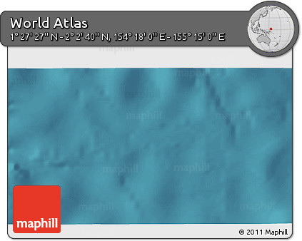 Satellite 3D Map of the Area around 1° 45' 3" N, 154° 46' 30" E