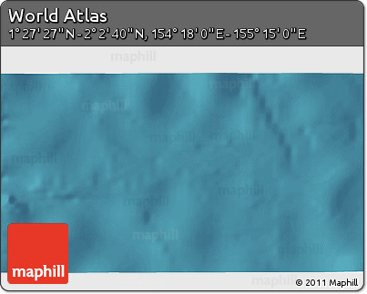 Satellite 3D Map of the Area around 1° 45' 3" N, 154° 46' 30" E