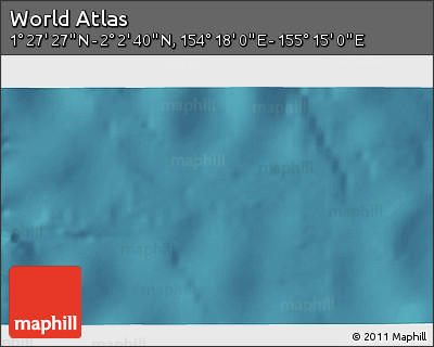 Satellite 3D Map of the Area around 1° 45' 3" N, 154° 46' 30" E