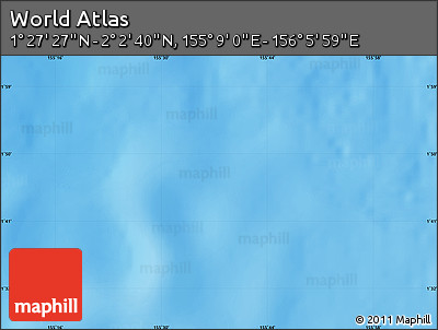 Physical Map of the Area around 1° 45' 3" N, 155° 37' 30" E