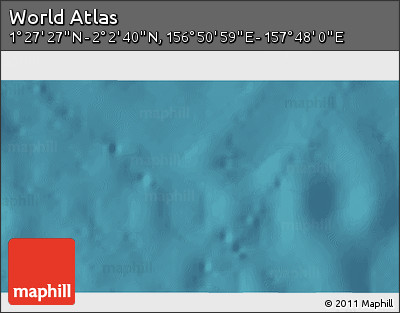 Satellite 3D Map of the Area around 1° 45' 3" N, 157° 19' 29" E