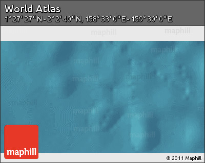 Satellite 3D Map of the Area around 1° 45' 3" N, 159° 1' 30" E