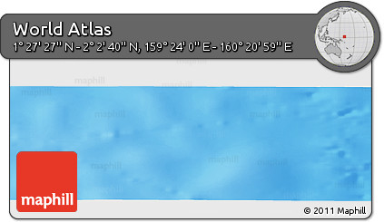 Physical Panoramic Map of the Area around 1° 45' 3" N, 159° 52' 30" E