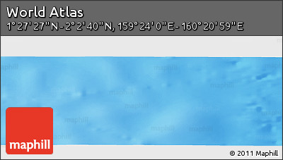Physical Panoramic Map of the Area around 1° 45' 3" N, 159° 52' 30" E