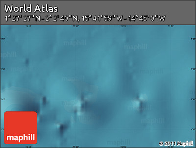 Satellite Map of the Area around 1° 45' 3" N, 15° 13' 29" W