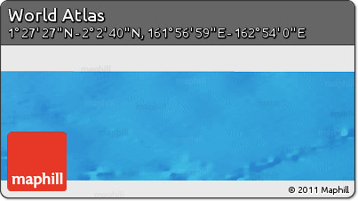 Physical Panoramic Map of the Area around 1° 45' 3" N, 162° 25' 30" E