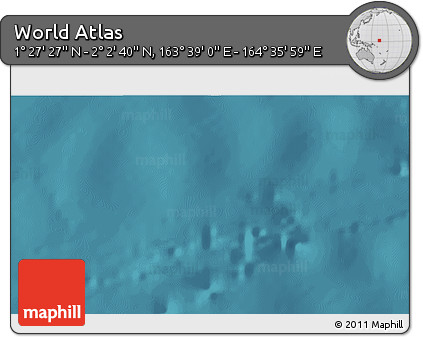 Satellite 3D Map of the Area around 1° 45' 3" N, 164° 7' 30" E