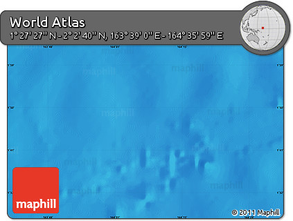 Physical Map of the Area around 1° 45' 3" N, 164° 7' 30" E