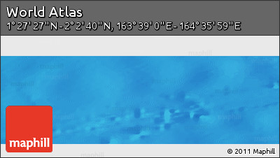 Physical Panoramic Map of the Area around 1° 45' 3" N, 164° 7' 30" E