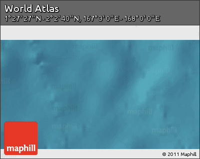 Satellite 3D Map of the Area around 1° 45' 3" N, 167° 31' 30" E