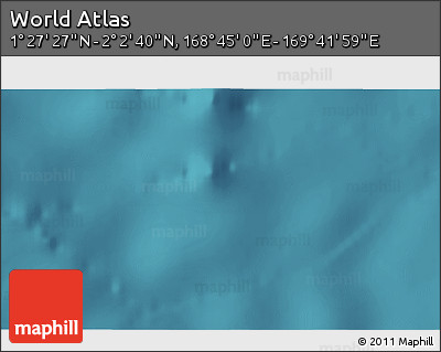Satellite 3D Map of the Area around 1° 45' 3" N, 169° 13' 29" E