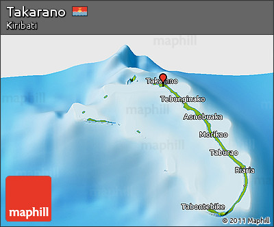 Physical 3D Map of Takarano