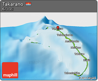 Physical 3D Map of Takarano