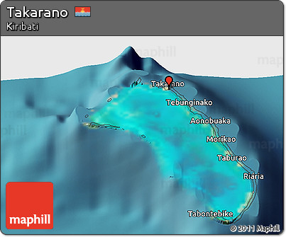 Satellite 3D Map of Takarano