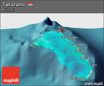 Satellite 3D Map of Takarano