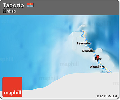 Shaded Relief 3D Map of Taborio
