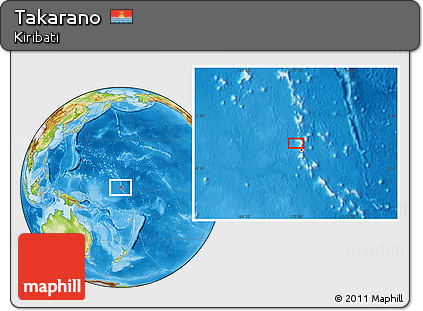 Physical Location Map of Takarano
