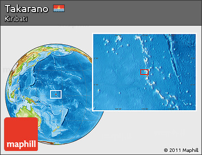 Physical Location Map of Takarano